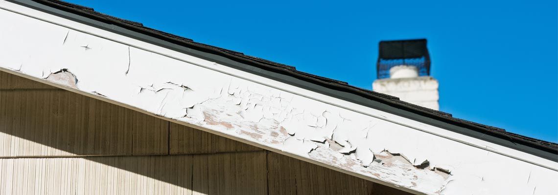 house roof in need of repair