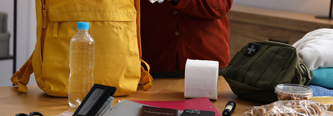 Packing an emergency kit