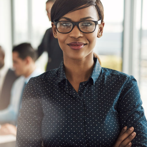 confident professional woman