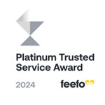 Feefo Platinum Trusted Service award logo
