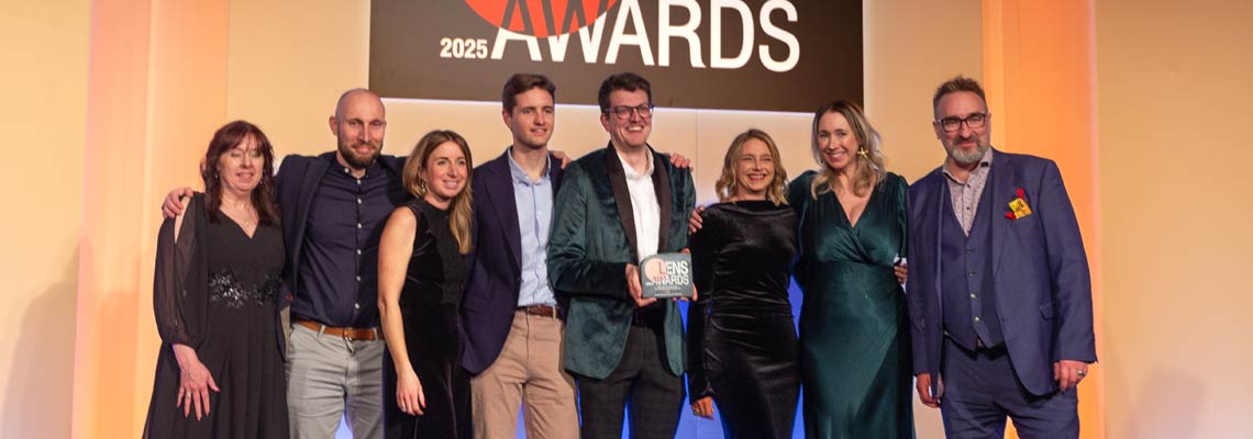 Zurich team at the awards