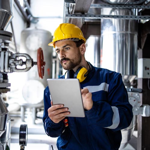 inspection of pipes and valves