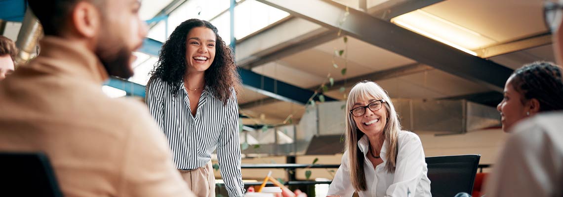 Brainstorming in boardroom