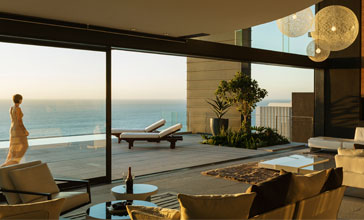 beautiful house with sea view