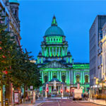 The Belfast City Hall at Donegall Square in Belfast