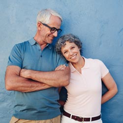 happy mature couple