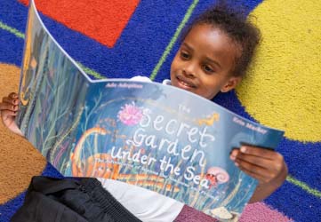 Oasis Johanna Primary School children