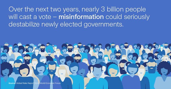 Over the next two years. nearly three billion people will cast a vote in an election