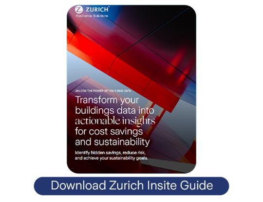 Preview of Zurich Insite cover page with a blue button beneath saying 'Download Zurich Insite Guide'