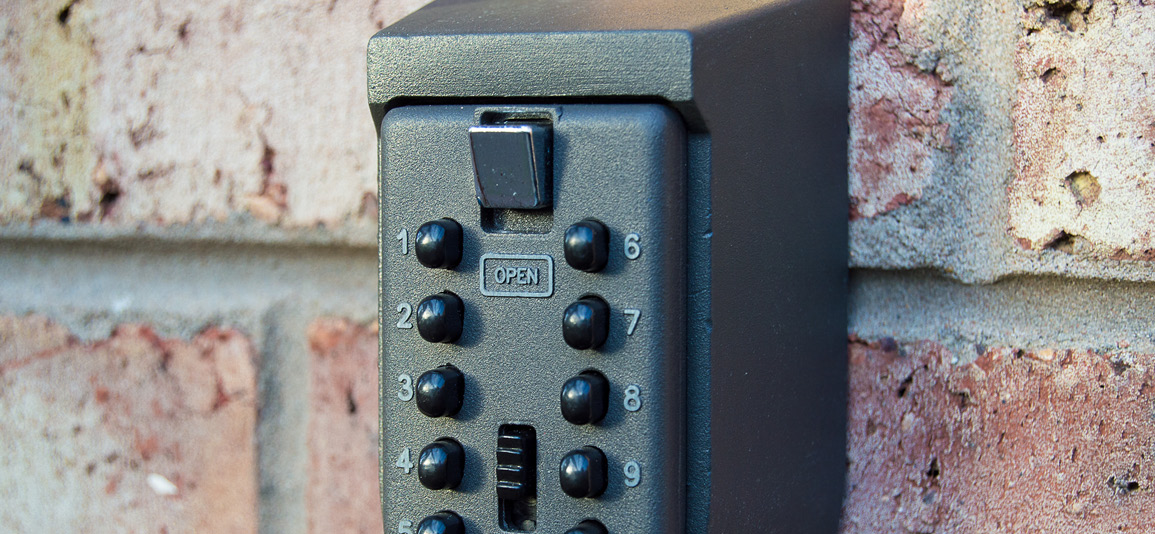 A close up image of a LPS1175 approved lock