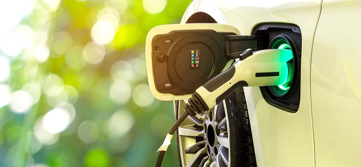 Charging electric vehicle
