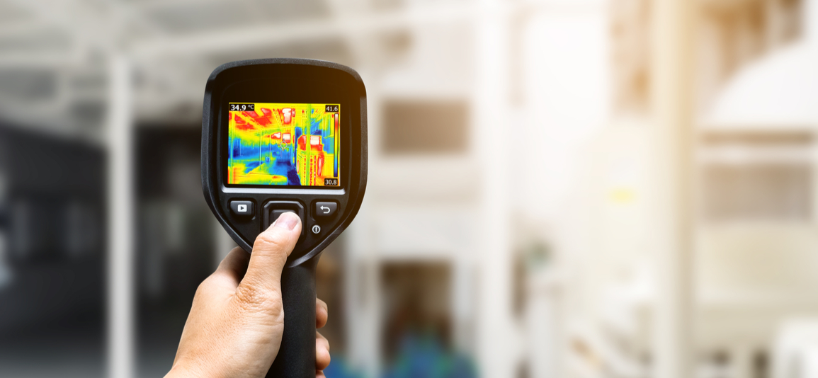 thermal camera showing image