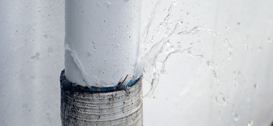 water leak