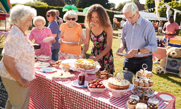 Cake stall at Summer Fete