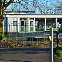 A street view of Croesty Primary School